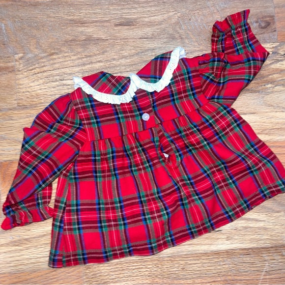 cecil and lou red plaid top - Picture 3 of 3